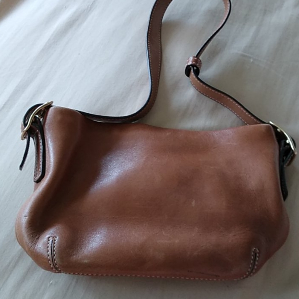 Coach brown leather purse small